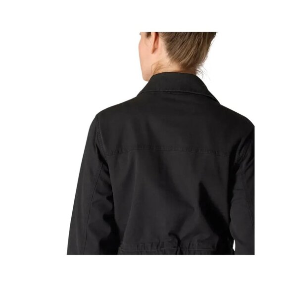 Carhartt Women's TENCEL Fiber Series Relaxed Fit Canvas Coat, Black - Picture 4 of 4
